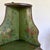 19th Century European Hand Painted Green Wooden Corner Wall Shelf With Floral Motifs For Sale - Image 10 of 12