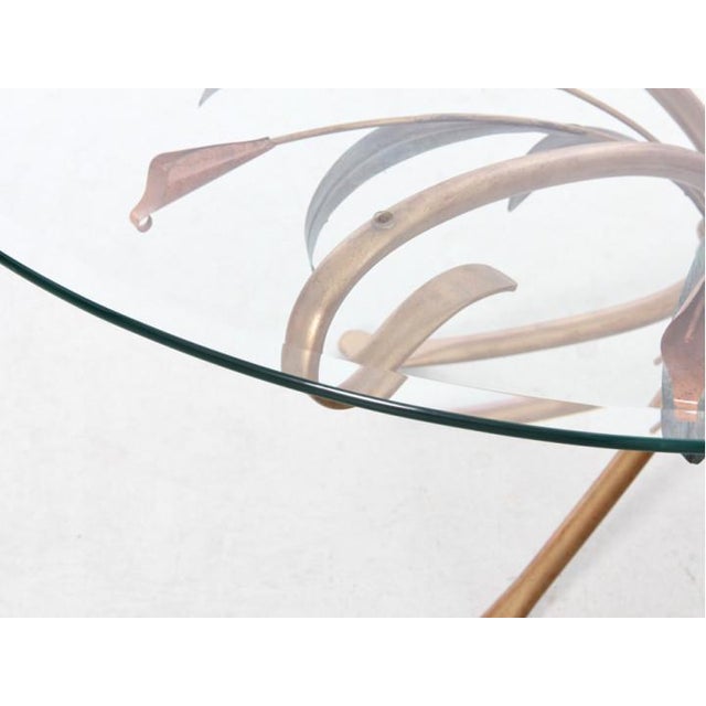 Metal Mid-Century Modern Coffee Table attributed to Hans Kögl, Germany, 1970s For Sale - Image 7 of 10