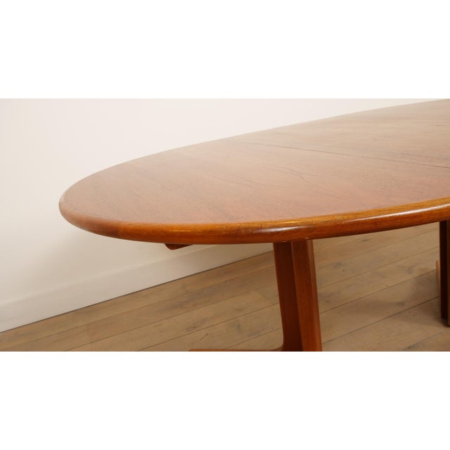 1950s Vintage Teak Dining Table, 1950s For Sale - Image 5 of 14