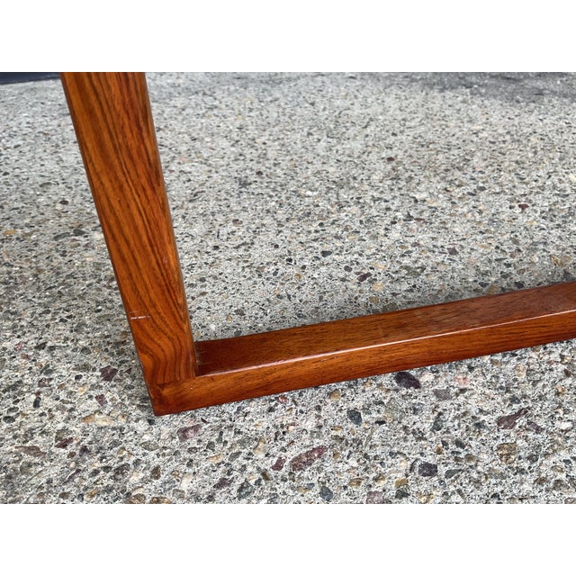 Rare Set of 3 Attributed to Kai Kristiansen Rosewood Nesting Tables, Vildbjerg Møbelfabrik, Denmark, 1960s For Sale - Image 11 of 14