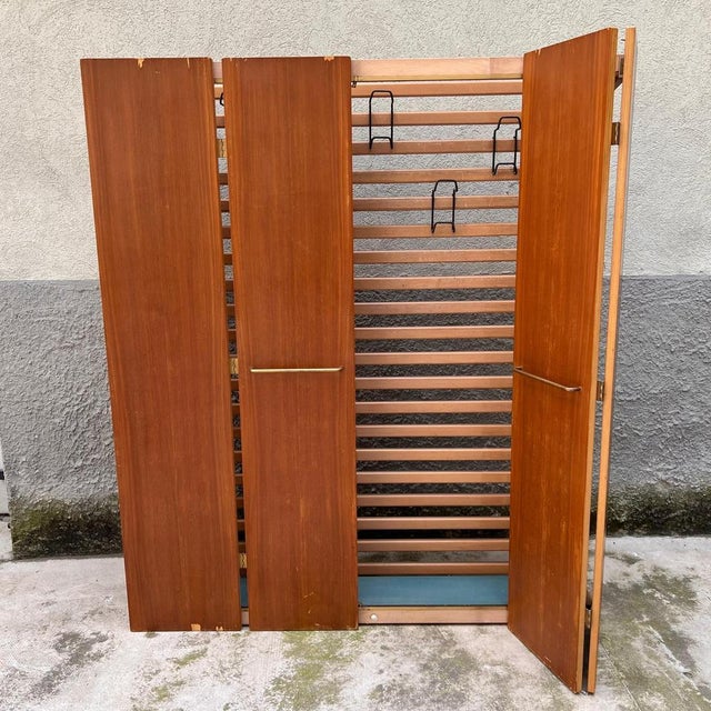 Coat Rack with Folding Doors by Eugenia Alberti Reggio, 1950s For Sale - Image 6 of 17