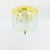Mid-century modern flower shaped glass ceiling light/flush mount from limburg, germany's leading glasswork, renowned for...