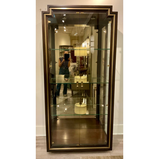 Maitland-Smith Modern Lyric Display Cabinet For Sale - Image 9 of 9