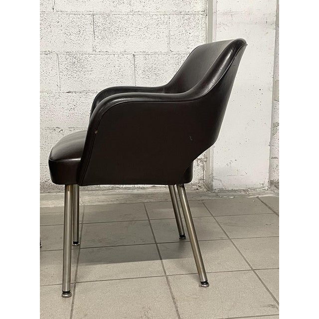 Set of Leatherette Lounge Chairs from Mobiltecnica Torino, 1970s For Sale - Image 10 of 18