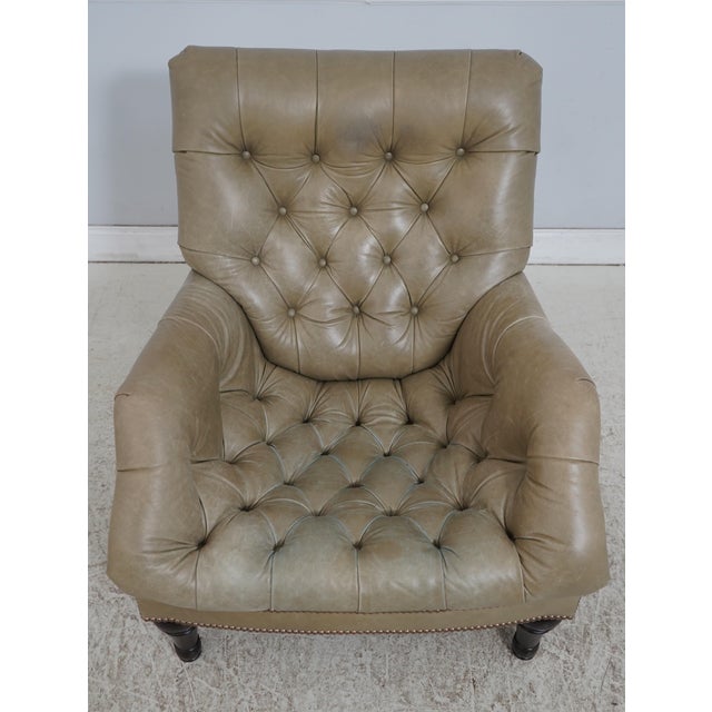 Age: Approx: 20 Years Old Details: Tufted Details Quality Construction English Style Tack Head Trim Quality Green Leather...