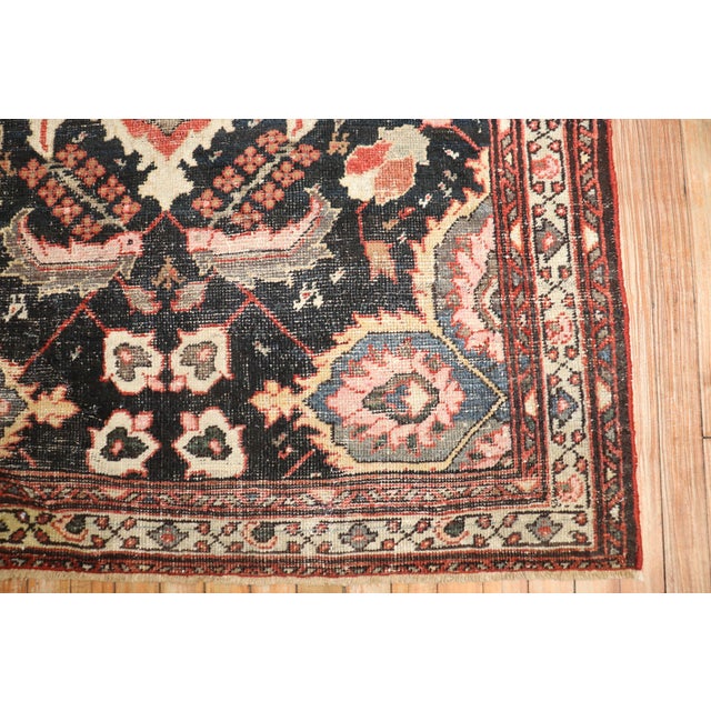 Persian Antique Zabihi Collection Persian Mahal Accent Rug - 4' x 6'6" For Sale - Image 3 of 7