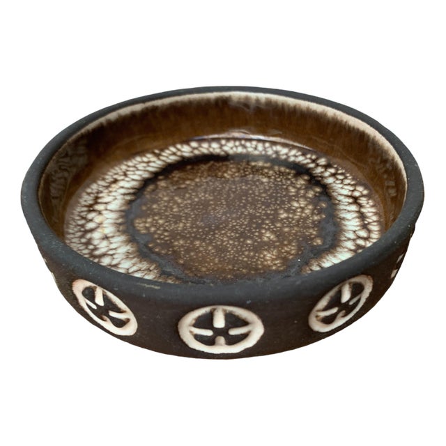 Mid-Century Danish Studio Pottery Bowl from Frank Keramik, 1960s For Sale