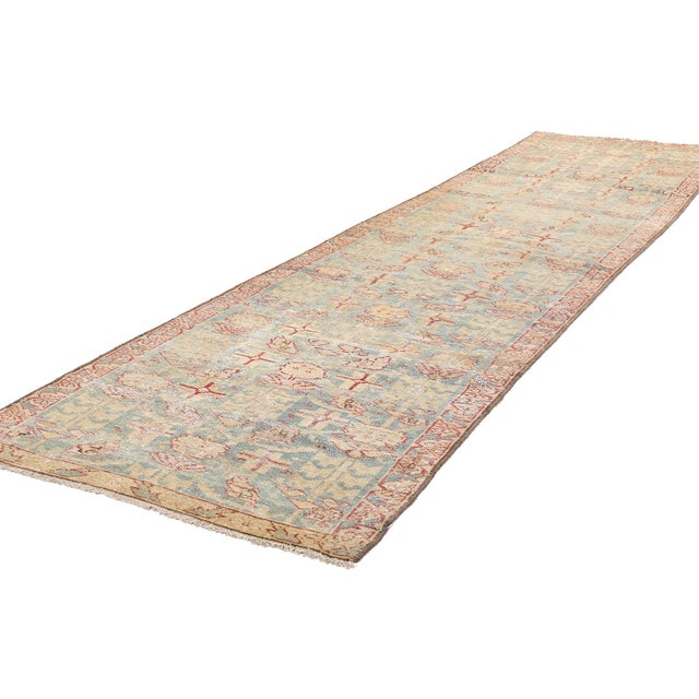 61345 Antique Persian Malayer Rug, 02'06 x 09'09. The Whispering Heirloom: An Antique Persian Malayer Masterpiece of Faded...