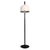 Italian Postmodern Black Metal Floor Lamp with White Metal Lampshade, 1980s For Sale - Image 14 of 14