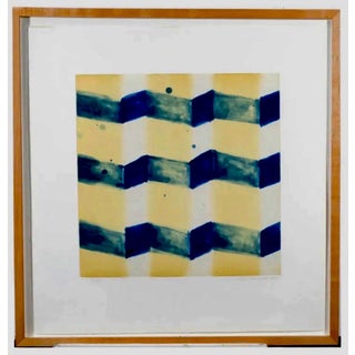 Ross Bleckner, Abstract Aquatint Etching Ross Bleckner Zig Zag lines New York Artist D Loop, 2002 For Sale