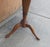 Wood Mid-Century French Mahogany Marble Top Galleried Gueridon Table For Sale - Image 7 of 10