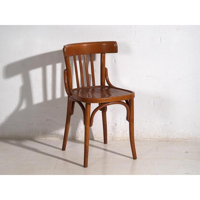 Wood Vintage Viennese Style Bistro Chairs, 1920, Set of 4 For Sale - Image 7 of 15