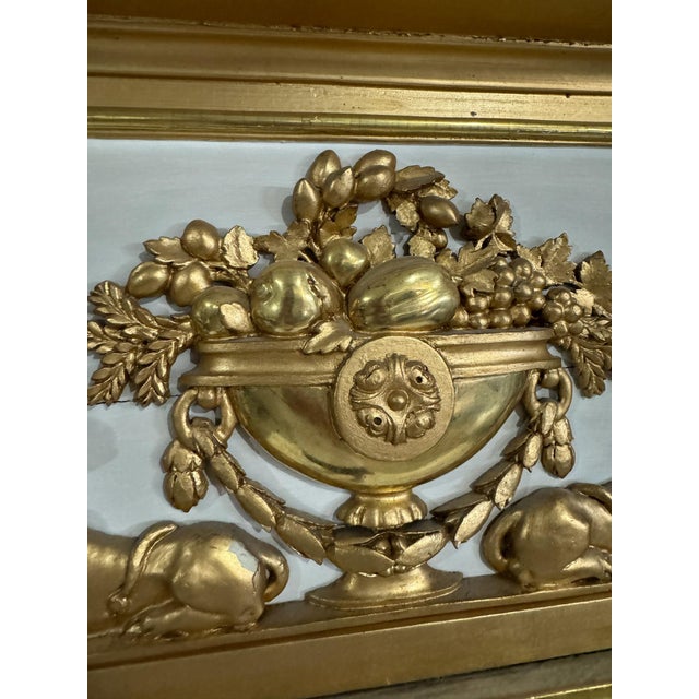 Wood 19th Century Swedish Neoclassical Pier Mirror For Sale - Image 7 of 9