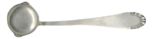 Silver Sauce Spoon with Raised Handle