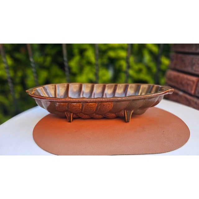 Brown Antique Ceramic Mold for Bread, 1890s For Sale - Image 8 of 8