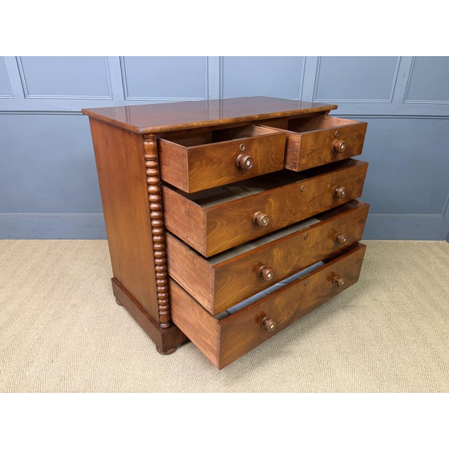 Victorian Mahogany Chest of Drawers, 1860 For Sale - Image 11 of 16
