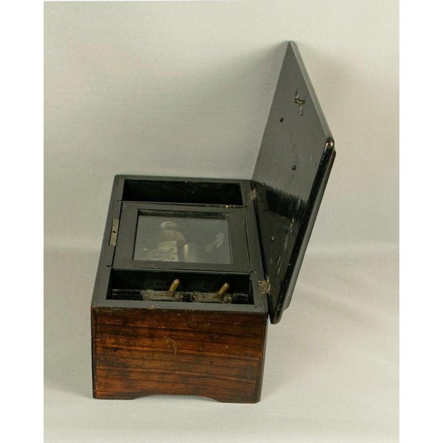 Antique Swiss Four-Air Mandoline Music Box with Zither Attachment, 1890 For Sale - Image 6 of 7