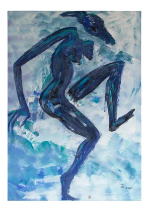 Ingrid Stolzenberg, Female Chimera, German Post Expressionism Painting