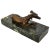 Antique French Animalier Bronze Marble Greyhound Sculpture Desk Paperweight 1900 For Sale In Portland, OR - Image 6 of 12