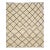 Beige Modern Turkish Kilim Wool Rug Flat-Weave With Geometric Brown Pattern For Sale