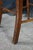 2 Antique American Country Oak Farmhouse Ladderback Chairs Cane Seat Pair For Sale - Image 12 of 18