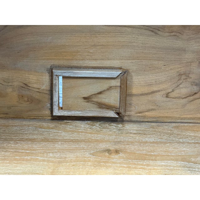 Crate & Barrel Blake Two-Door Storage Cabinet For Sale - Image 10 of 12