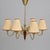 Elegant swedish modern chandelier attributed to hans bergström for asea, dating from the 1940s. This refined ceiling lamp...