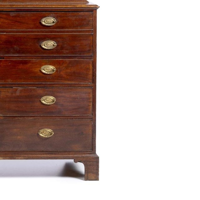 George III Desk Bookcase with Drawers For Sale - Image 5 of 6