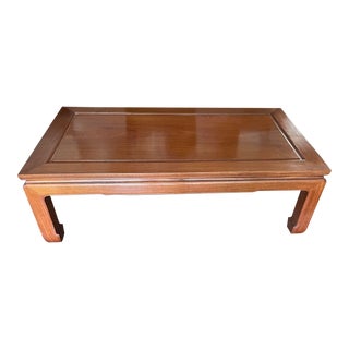 1960s Vintage Ming Style Rosewood Coffee Table by George Zee For Sale