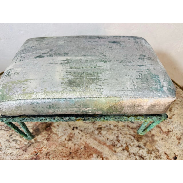 Custom Made Bronze Footstool For Sale - Image 9 of 9
