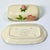 Mid 20th Century Americana Boho Chic Franciscan Desert Rose Covered Butter Dish, Rose Finial For Sale - Image 12 of 12