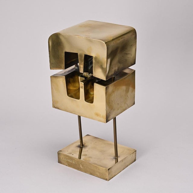 Lyse Oudoire, Brass Sculpture, 1970s, Brass For Sale - Image 14 of 14