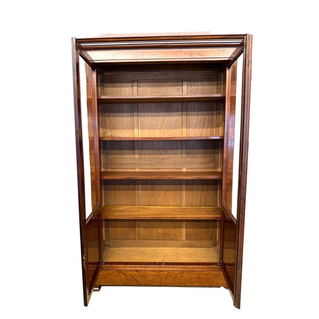 French 19th C French Louis Philippe Style Bibliothèque or Bookcase For Sale - Image 3 of 12