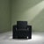 1930s Early Utrecht Chair in Black Upholstery by Gerrit Thomas Rietveld for Metz & Co., 1936 For Sale - Image 5 of 13