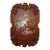 Vintage Chinese Huali Rosewood Mother-of-Pearl Inlaid "Qilin & Brocade Ball" Carved Tea Tray For Sale