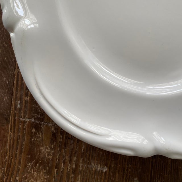 Ceramic Vintage Scalloped Dish, 1970s For Sale - Image 7 of 11