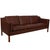 Model 2213 3-Seater Sofa in Bizon Leather For Sale - Image 6 of 17