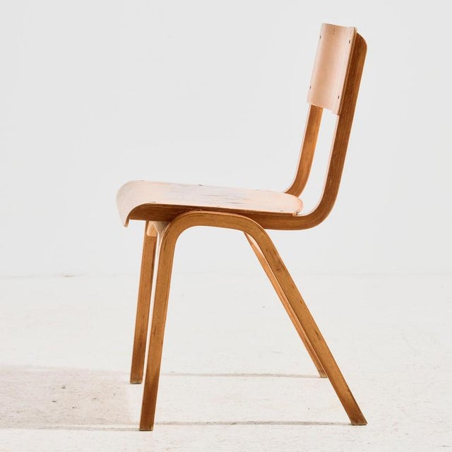 1960s Stackable Beech Chair, 1960s For Sale - Image 5 of 18
