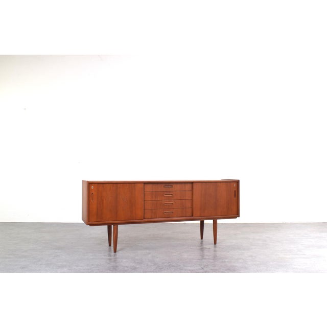 Mid-Century Danish Teak Sideboard, 1960s For Sale - Image 4 of 16