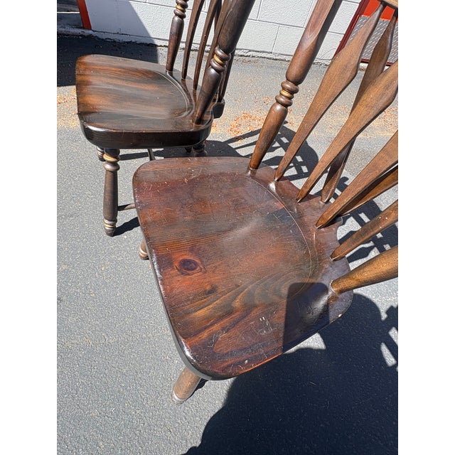 Decent condition dining chairs minor scratches throughout and used condition