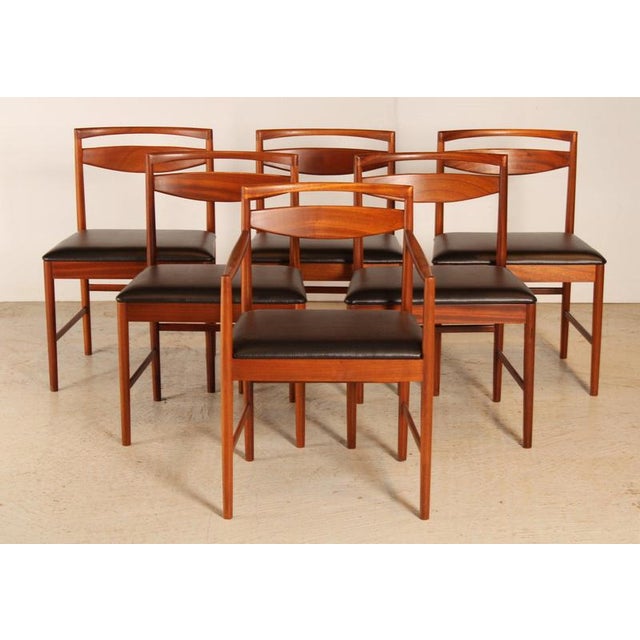 Mid-Century Modern Teak Dining Chairs from McIntosh, 1960s, Set of 6 For Sale - Image 12 of 12