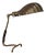 Art Deco Brass Shell Table Lamp, France, 1920s For Sale