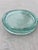 Late 20th Century Vintage 8.6" Chunky Hand-Blown Recycled Green Glass Catchall Bowl /Tray For Sale - Image 5 of 6