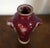 Oxblood Red Vintage Chinese Porcelain Baluster Shape Vase with Elephant Ring Handles For Sale - Image 8 of 11