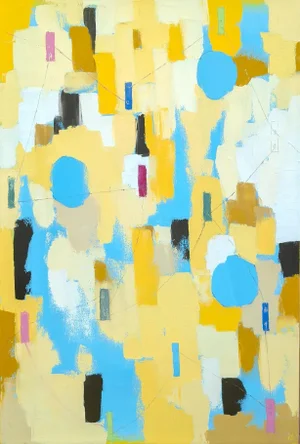 Resolve #05 Contemporary Original Abstract Oil Painting by Vincent Salvati