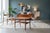 A very elegant Danish teak serving trolley with a softly rounded design and beautifully crafted details. The timeless...