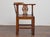 English 19th Century Oak Corner Chair With Carved Back Splats For Sale - Image 4 of 9
