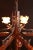 Art Deco Glass Chrome Plated Chandelier For Sale - Image 6 of 7
