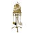 Antique Marine Coastal Heavy Brass Fireplace Tools Set- 6 Pieces For Sale