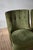 Mid 20th Century Emerald Green Slipper Chairs, a Pair For Sale - Image 5 of 12